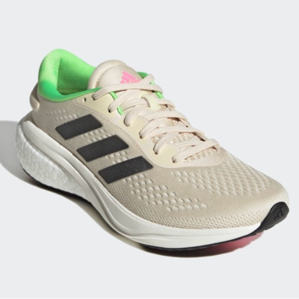 Adidas Supernova 2.0 Athletic NEARLY NEW W/ BOX Size 9 Beige Green Pink …